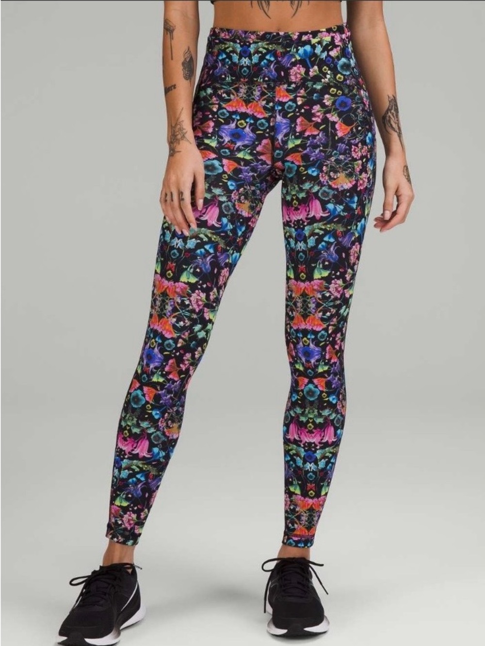 lululemon athletica Swift speed HR tight/Leggings 38” flower scope black multi